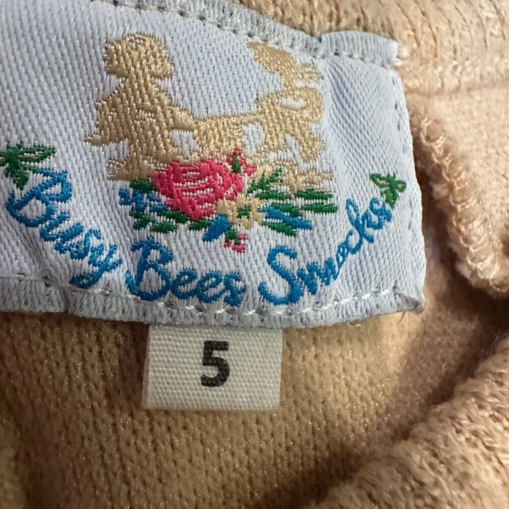BUSY BEES SMOCKS GIRLS SADIE LONG SLEEVE DRESS SIZE 5